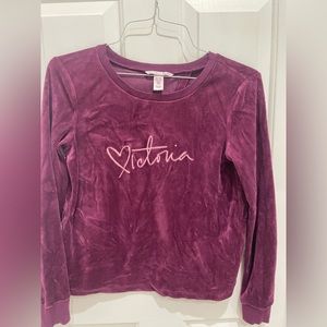 Victoria Secret’s long sleeve, Velvet Purple. Backless